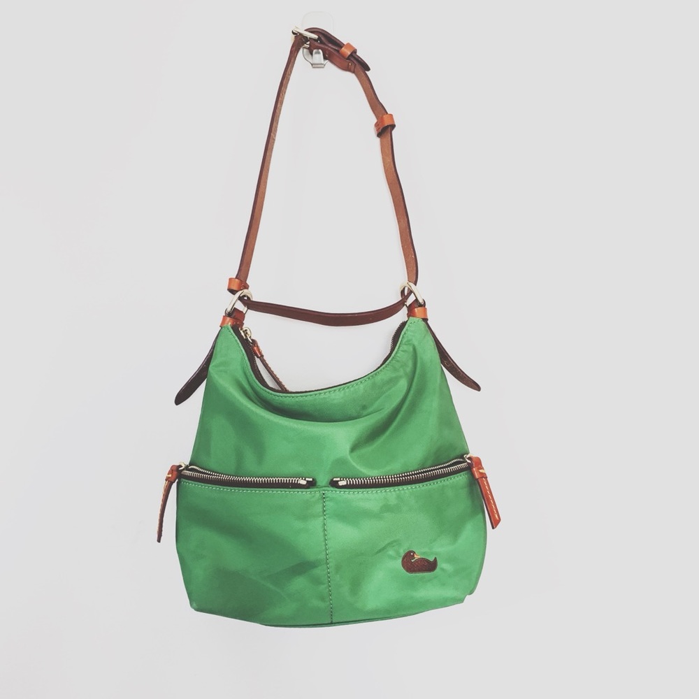 Dooney & Bourke Seville Green Nylon Purse Bag